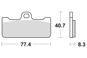 APRILIA SXV 550 [2008-2010] - Dual Sinter brake pads