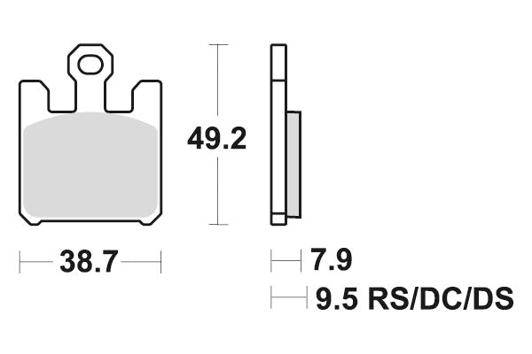 KAWASAKI ZX 12 R [2004-2007] - Dual Sinter brake pads