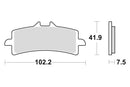 APRILIA RSV 1100 RSV 4 FACTORY [2019-2023] - Dual Sinter brake pads