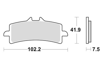 MV AGUSTA BRUTALE [2010-2017] - Dual Sinter brake pads