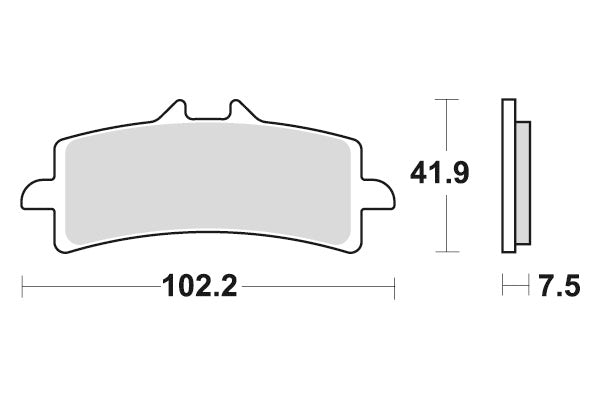 DUCATI 1200 MULTISTRADA S [2015-2017] - Dual Sinter brake pads