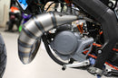 Aprilia SX 50 2T - Auspuff 70cc blau schwarz