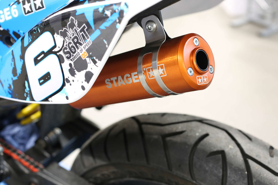 Aprilia SX SM 50 2T D50B0 [2007–] - Exhaust 70cc CNC orange