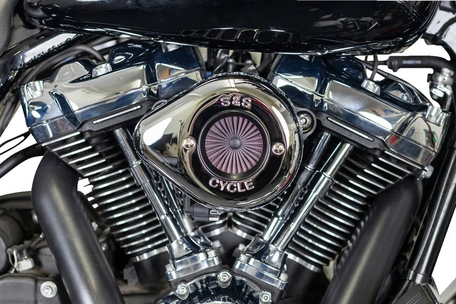 Harley-Davidson FLI 1868 Hydra-Glide Revival 114 [2024] - Air Stinger Stealth Luftfiltersatz – Oberfläche: Silber – Bild 4