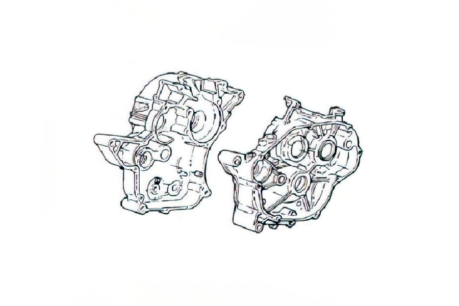 Fantic XM 50 2T - Motorgehäuse original Ersatzteil
