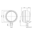 LED-Scheinwerfer "Capsule 120"