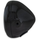 Horizon LED headlight with shiny black metal housing – side view