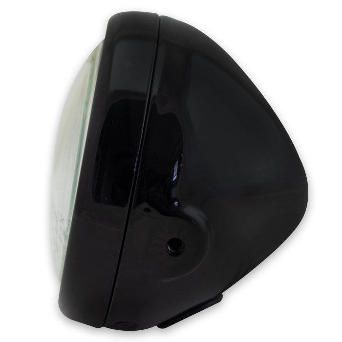 Triumph Bonneville T100 – H4 headlight bullet 5¾ inch black