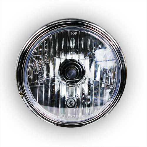 LTD-Style 7-Zoll-Hauptscheinwerfer – schwarz, H4, Klarglas