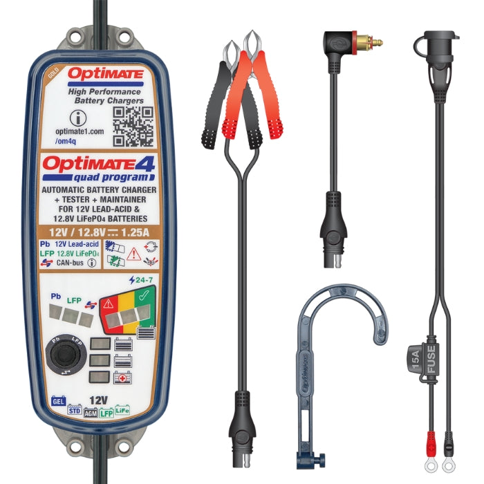 Batterieladegerät "OptiMate4 Quad Program CAN-bus"