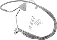 Harley Davidson Flhtcui [DRAG SPECIALTIES] - Stainless Steel Brake Line Kit, Extended