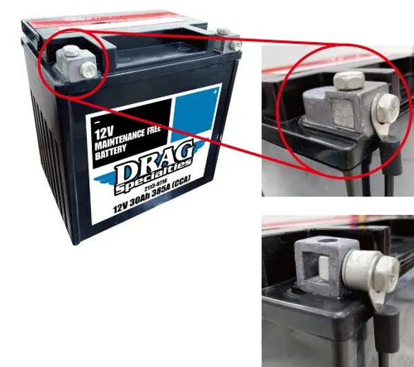 California 1100 [DRAG SPECIALTIES] – Maintenance-free battery