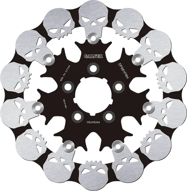 Harley-Davidson FXRST 1923 Softail Low Rider ST EL Diablo 117 [2022] - Skull brake disc - Type: Two-piece (floating) - Image 6