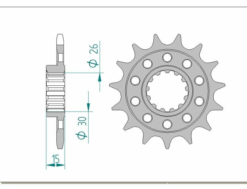 Bmw S 1000 RR ABS 0524 [2012-2014] - Kettenkit 520 XHR4 - 17/45-118 - Standard Kettenrad Alu