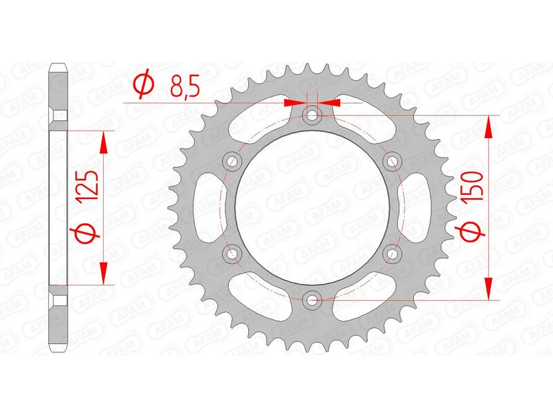 KTM 450 SMR [2004-2022] - Chain kit 520XSR 14/45-114 - Standard sprocket