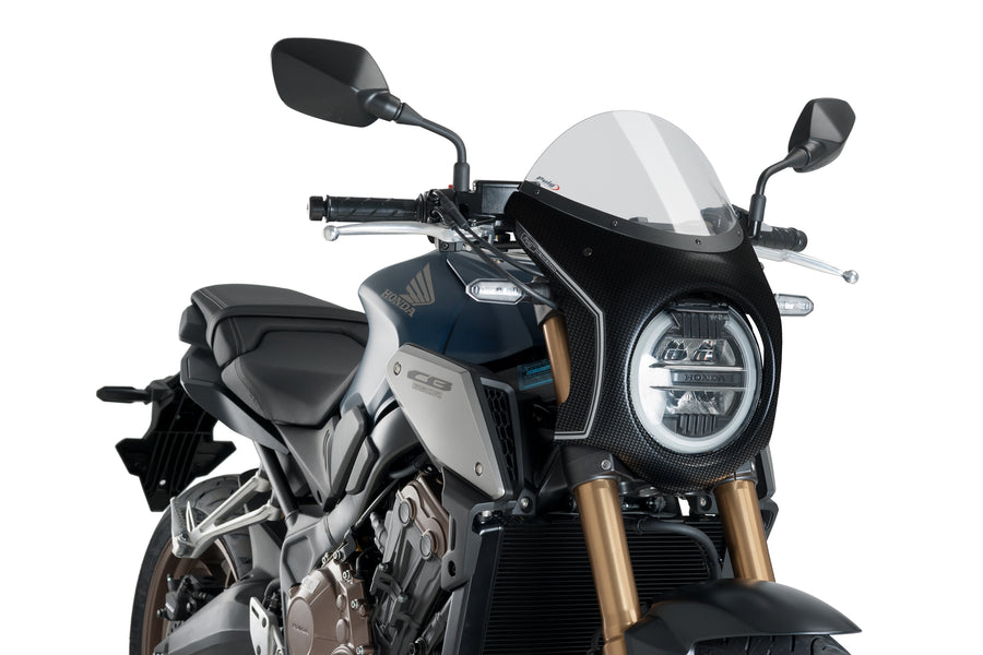 HONDA CB 650 R NEO SPORTS CAFE [2023] – Retro windshield – heavily tinted