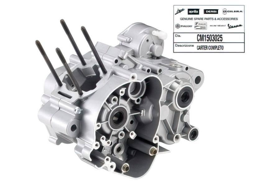 Aprilia RX Enduro 50 2T D50B0 [2007–] - Engine housing with gaskets