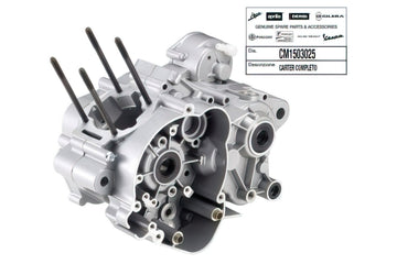 Aprilia SX SM 50 2T D50B0 [2007–] - Engine housing with gaskets