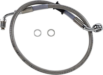 harley davidson flde [DRAG SPECIALTIES] - Stainless steel brake line kit - 0