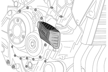 YAMAHA MT 07 [2013-2022] - Frame protection Pro 2.0