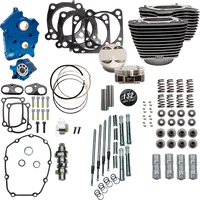 Harley-Davidson FLHTCUTG 1750 Tri Glide Ultra 107 [2018, 2019] - 132" Power Package Motorleistungs-Kit – Oberfläche: Black Granite – Bild 10