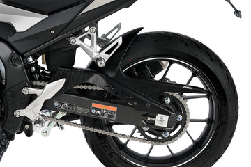 HONDA CB 500 F [2021] - Rear wheel cover | Carbon look | PUIG 3557C