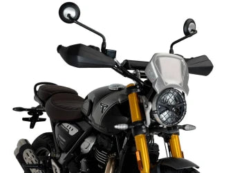 TRIUMPH SCRAMBLER 400X [2025] – Retro Fairing Screen – Tinted