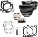 Harley-Davidson FLHTCUTGSE 1923 Tri Glide Ultra CVO 117 [2021] - Big Bore Zylindersatz – Oberfläche: Pulverbeschichtet, Wrinkle Black, Nicht hervorgehobene Kühlrippen – Bild 4