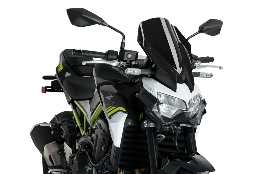 KAWASAKI Z 900 SE [2024] - New Generation Touring Windshield | Black | PUIG 3841N
