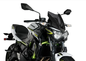 KAWASAKI Z 650 [2025] – Flanker Visor Fairing Screen – Black