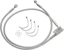 Harley Davidson Fxst [DRAG SPECIALTIES] - Stainless Steel Brake Line Kit, Extended