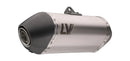 cf moto 450 [LEOVINCE] – LV-14 stainless steel rear silencer-1