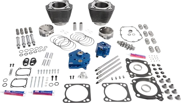 Harley-Davidson FXBB 1923 Softail Street Bob Solo 117 [2026] - 132" Power Package Motorleistungs-Kit – Oberfläche: Black Granite – Bild 2