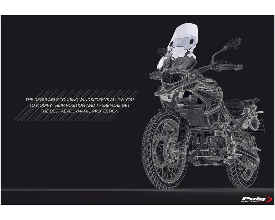 BMW F 750 GS [2024] – Adjustable windshield – heavily tinted