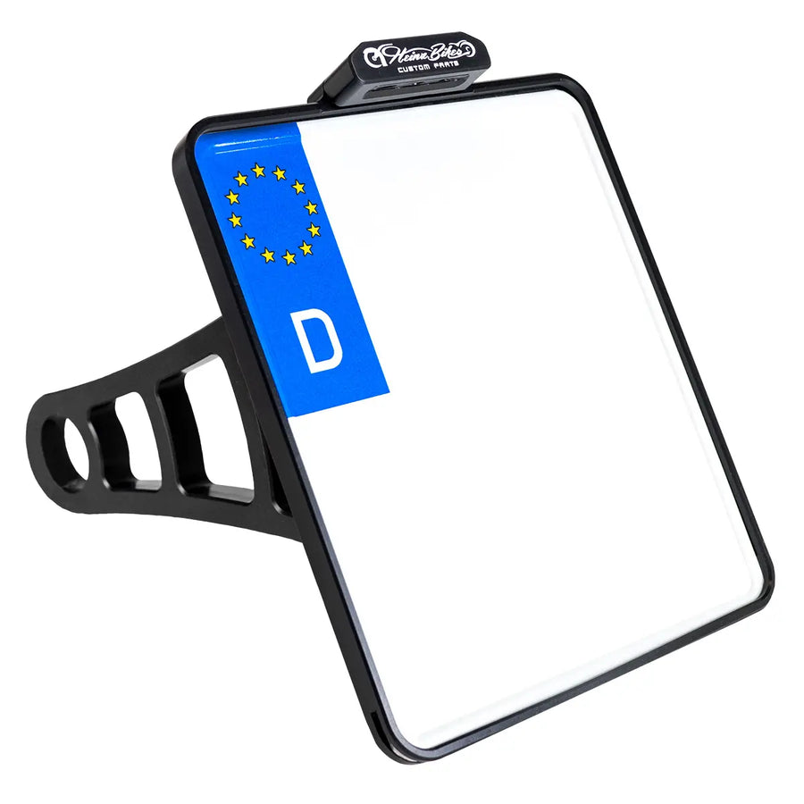 harley davidson fxsb [HEINZ BIKES] – Side mounted license plate holder with license plate lighting