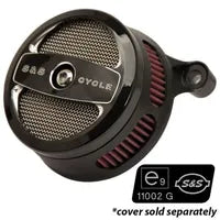 Harley-Davidson XL 883 L Sportster SuperLow [2020] - Mini Teardrop Stealth Luftfilter-Kit – Oberfläche: Schwarz – Bild 12