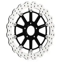 Harley-Davidson XL 883 R Roadster [2010-2013, 2014-2015] - floating wave brake disc - surface: red, silver, stainless steel - picture 9