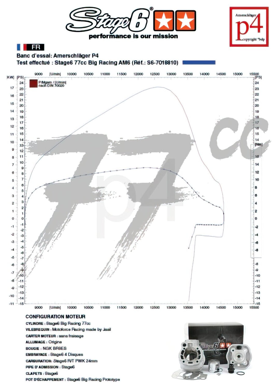Rieju MRX Enduro 50 2T AM6 - Motorpack Big Racing 77ccm orange