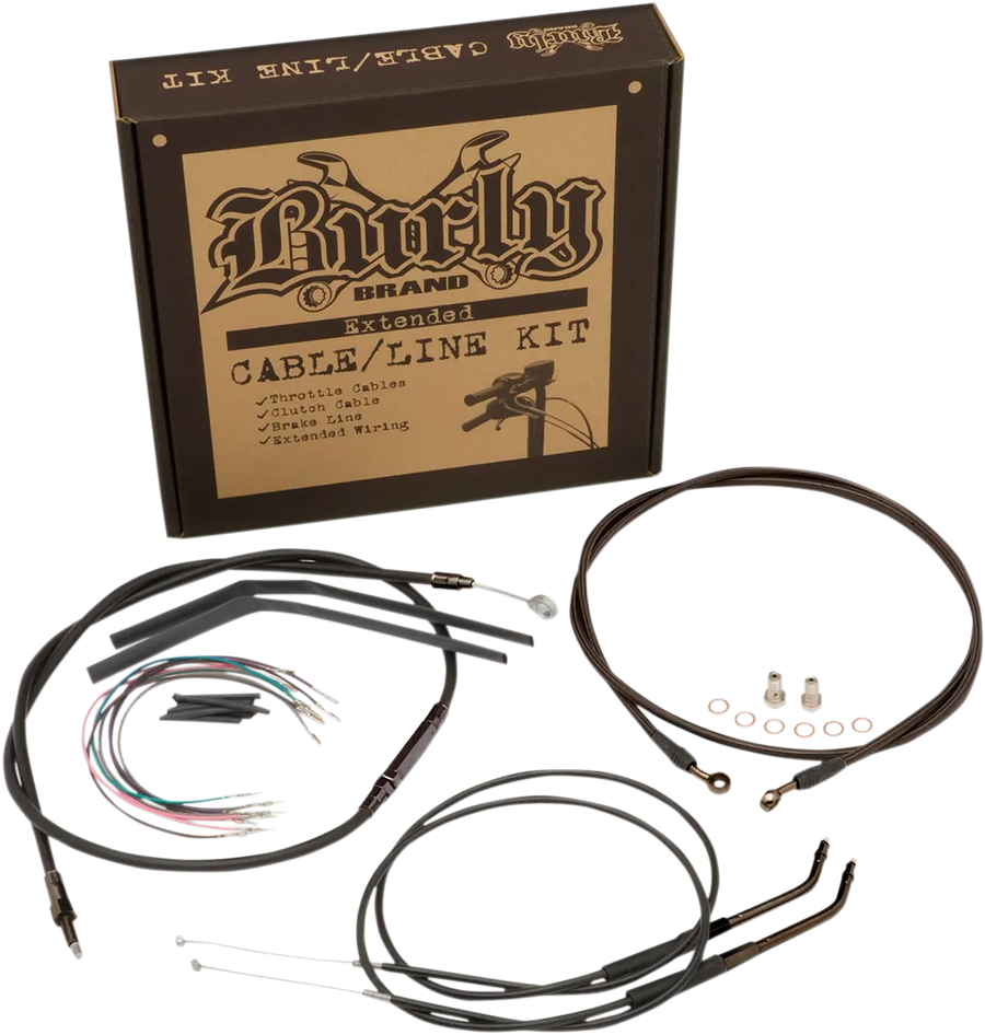 harley davidson fxdwg [BURLY BRAND] – Jail Bar cable set