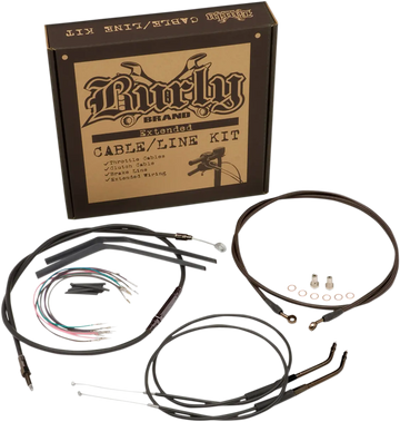 Harley Davidson FXLRS [BURLY BRAND] – Jail Bar Cable Set - 0