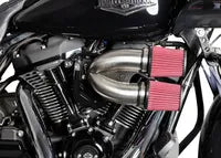 Harley-Davidson FLRT 1868 Freewheeler 114 [2025] - Tuned Induction Luftfilterkit – Oberfläche: Silber – Bild 12