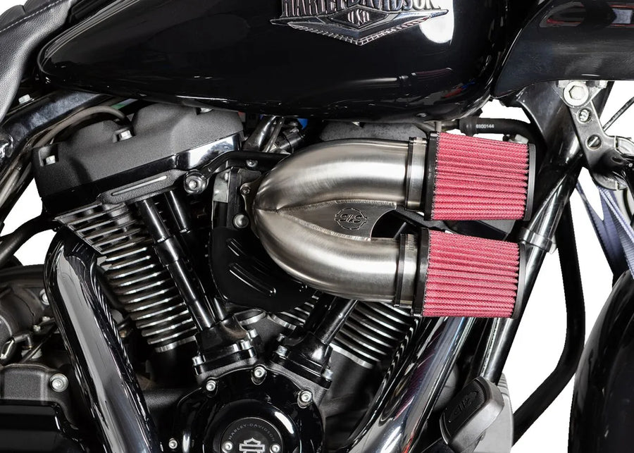 Harley-Davidson FXBR 1923 Softail Breakout 117 [2025] - Tuned Induction Luftfilterkit – Oberfläche: Silber – Bild 2