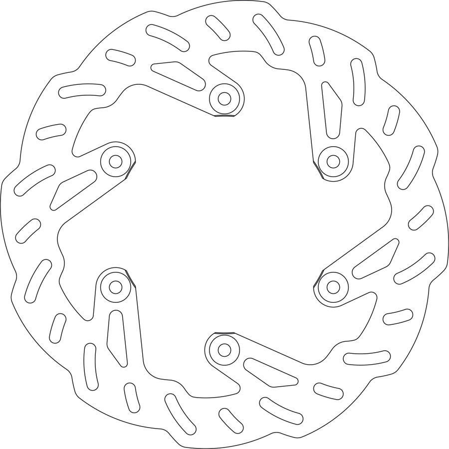 YAMAHA WR 250 F [1998-2008] - Rear brake disc