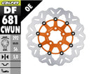 Harley-Davidson XL 883 C Sportster Custom [2010] - Floating Wave Brake Disc - Surface: Orange, Silver, Stainless Steel - Image 2