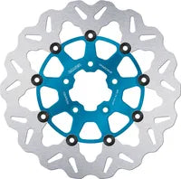 Harley-Davidson XL 883 R Roadster [2010-2013, 2014-2015] - Floating wave brake disc - Surface: red, silver, stainless steel - Image 12