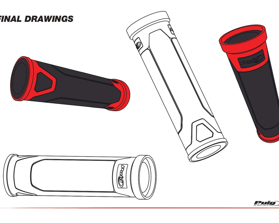 KAWASAKI Z 125 [2025] – Revving Grips – Silver