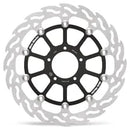 Ducati Panigale 1299 R Final Edition [2018-2020] - Flame Series Schwimmende Bremsscheibe – Oberfläche: Schwarz, Silber – Bild 7