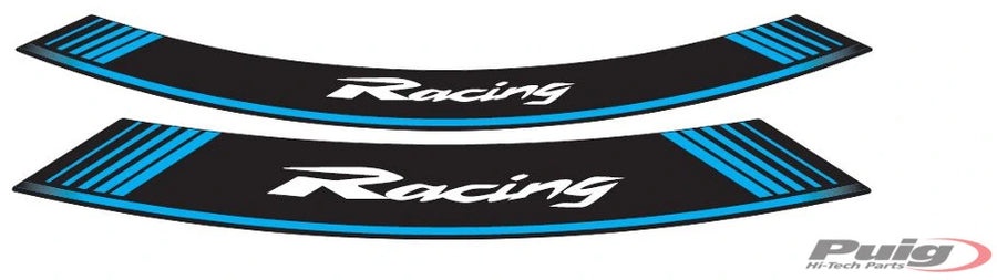 PUIG Racing Rim Edge Sticker – Universal | Blue | PUIG 5531A