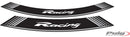 PUIG Racing Wheel Rim Sticker – Universal | Silver | PUIG 5531P