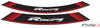 PUIG Racing Rim Edge Sticker - Universal | Red | PUIG 5531R